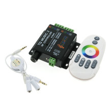 DC12-24V 18A control de audio RGB led controlador de música